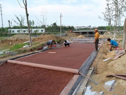 國家重點推廣項目-透水混凝土地坪